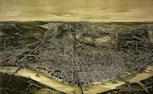 Cincinnati: Panoramic View, City of Cincinnati, USA 1900