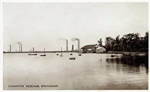 Edgbaston: Panoramic view of Edgbaston Reservoir, Birmingham