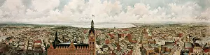 Cityscapes: Panoramic View of Milwaukee, Wisconsin 1898
