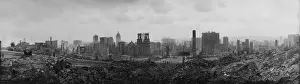 Burnt Out: Panoramic view from Nob Hill of San Francisco in