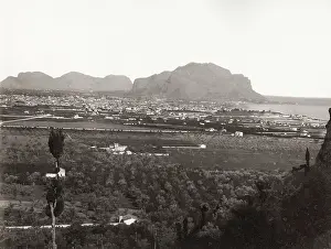 Palermo: Panoramic view of Palermo, Italy