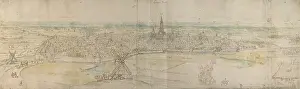 Hertogenbosch: Panoramic View of s'Hertogenbosch (Den Haag) from an elevate