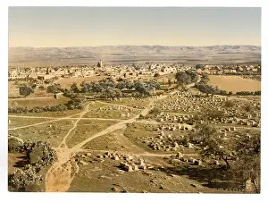 Ramleh: Panoramic view taken from The Tower of the Forty Martyrs, Ra