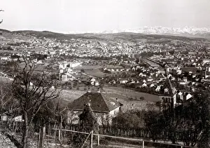 Zurich: Panoramic view of Zurich, Switzerland