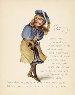 Personified: Pansy / Language of Flowers