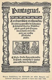 1532: PANTAGRUEL/FIRST EDITION