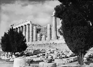 The Pantheon in Athens, 1938