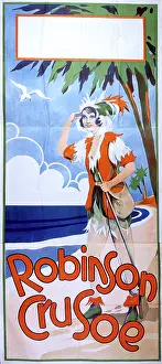 Panto: Pantomime poster, Robinson Crusoe