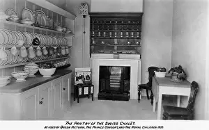 Furnished: The pantry of the Swiss Cottage