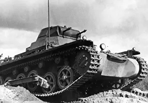 Antenna: Panzer I during a practice drive in Wuensdorf, 1938