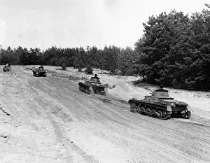 Panzerkampfwagen: Panzer I on the training ground at Wuensdorf in the 30s