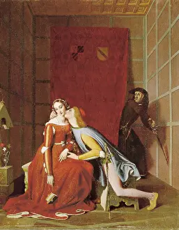 Malatesta: Paolo and Francesca, by Ingres