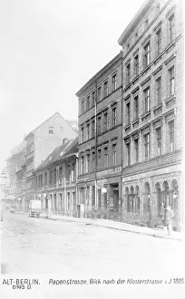 Becker: Papenstrasse in Berlin, 1885
