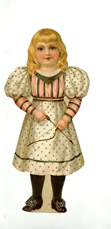 Bodice: Paper Doll in a spotted dress
