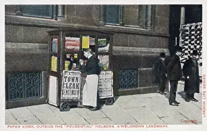Prudential: Paper Kiosk - The Prudential, Holborn