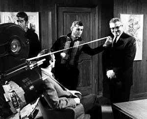 Lombardi: PAPER LION, Alan Alda (sitting on the left), ?