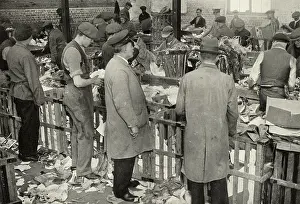 Recession: Paper sorting, Salvation Army Elevator
