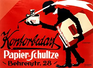 Papier: Paper and stationery advert