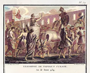 Shameful: Papirius Cursor enjoys a triumph