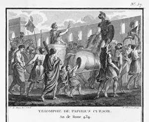 Shameful: Papirius Cursor enjoys a triumph