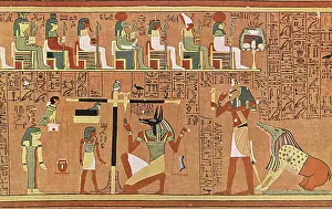 Anubis: Papyrus of Ani (Book of the Dead) - The Judgement