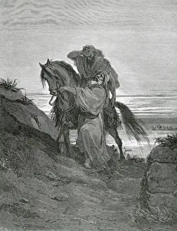 Benevolence: Parable of the Good Samaritan. Engraving by Gustave Dore. 19