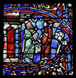 Redemption: Parable of the Prodigal Son stained glass window