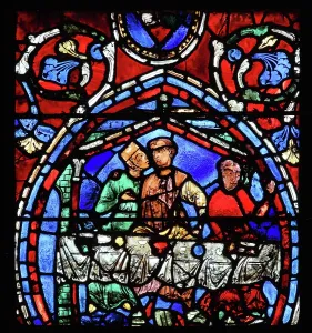 Redemption: Parable of the Prodigal Son stained glass window