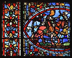 Redemption: Parable of the Prodigal Son stained glass window