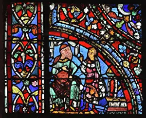 Redemption: Parable of the Prodigal Son stained glass window