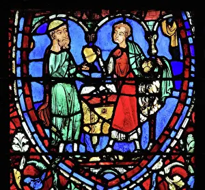 Redemption: Parable of the Prodigal Son stained glass window