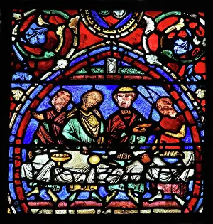 Redemption: Parable of the Prodigal Son stained glass window