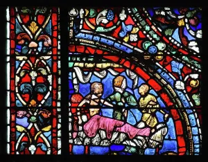 Redemption: Parable of the Prodigal Son stained glass window
