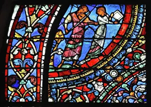 Redemption: Parable of the Prodigal Son stained glass window