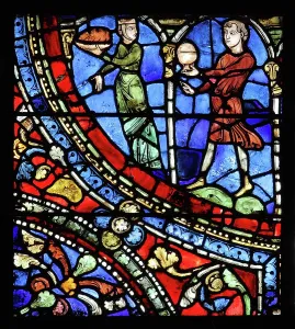 Redemption: Parable of the Prodigal Son stained glass window