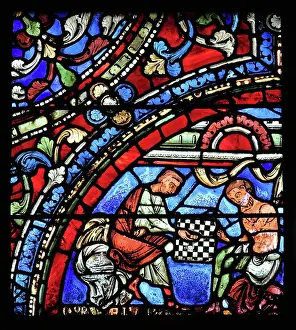 Redemption: Parable of the Prodigal Son stained glass window