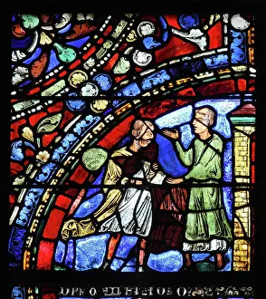 Rebirth: Parable of the Prodigal Son stained glass window
