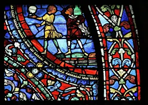 Redemption: Parable of the Prodigal Son stained glass window