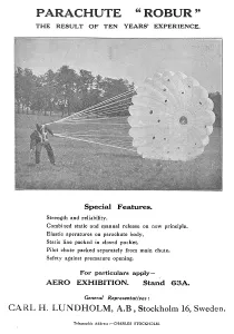 Robur: Parachute Robur - The Result Of Ten Years Experience