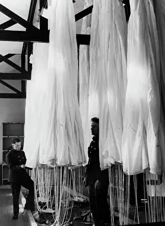 Montrose: Parachutes hung out to air