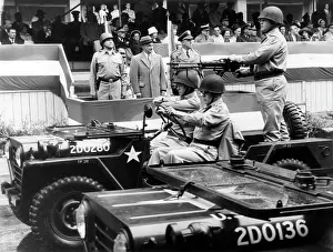 Hartel: Parade for the American Independence Day in Berlin with Gene