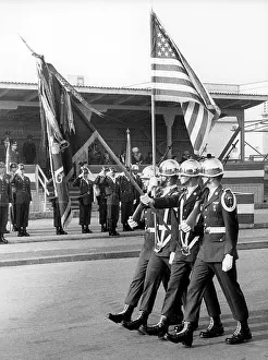 Stationing: Parade of the US Army in Berlin-Lichterfelde