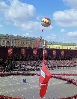Stuzhin: Parade of athletes in Moscow, 1967