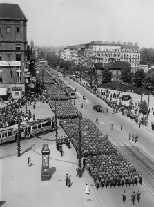 Tramway: Parade of the Berlin SA on May 1, 1934