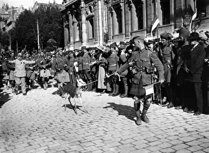Mascot: Parade of British troops in Marseille