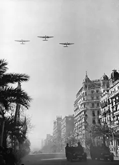 Colon: Parade after the conquest of Barcelona, ??Spain, 1939