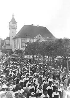 Craftsmen: Parade of craftsmen in Sopot, 1933