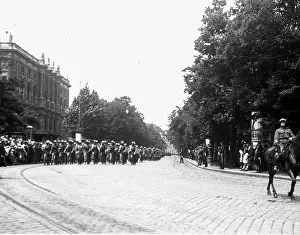 Ringstrasse: Parade of the > Deutschmeister < on Vienna's Ringstrasse