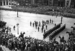 Koln: Parade of English troops in Cologne, 1919