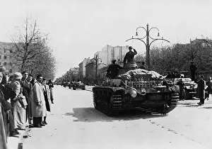 Ewald: Parade of German troops in Belgrade, 1941